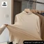 Áo Giữ Nhiệt Nữ CUNA Áo Thun Tay Dài Nữ Lót Nỉ Cổ Cao 3 Phân Tay Dài Body Co Giãn Màu Trắng Đen Ghi Xám Mùa Thu Đông