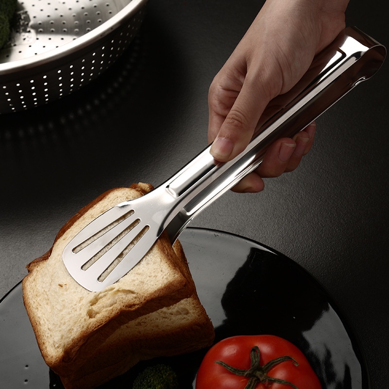 Kẹp Gắp Thức Ăn Bằng Thép Không Gỉ Cách Nhiệt