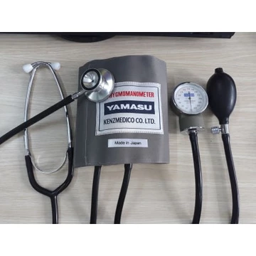 MÁY ĐO HUYẾT ÁP CƠ YAMASU (BỘ ĐỒNG HỒ + ỐNG NGHE) MADE IN JAPAN