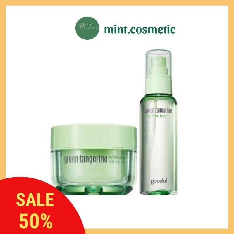 [Xả]Set dưỡng da cấp ẩm Clio Goodal Green Tangerine Moist( 1 kem dưỡng