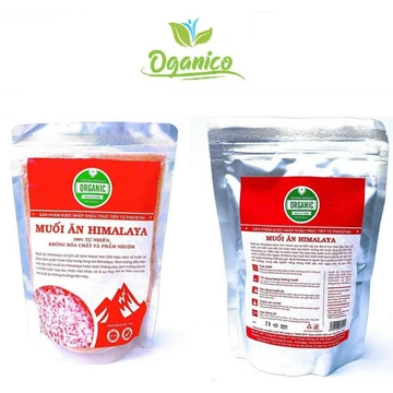 Muối hồng Himalaya Organic nấu ăn, ăn kiêng, tắm ngâm chân thải độc tố, tẩy tế bào chết MHHL ]