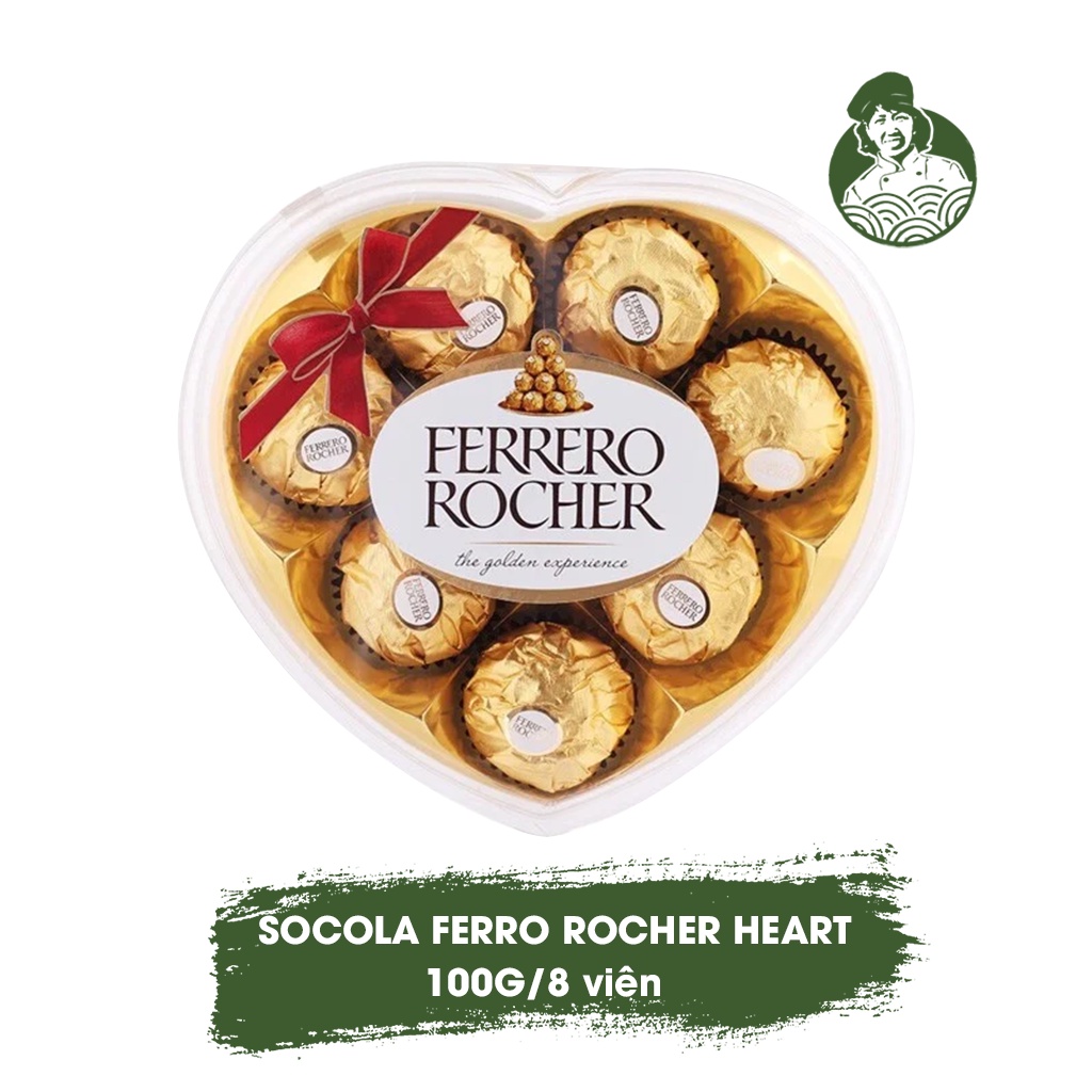 SOCOLA FERRERO ROCHER HỘP TRÁI TIM 100G - 8 VIÊN | Shopee Việt Nam