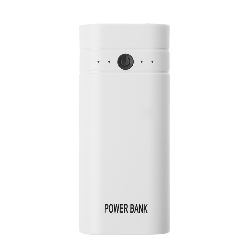 Mini Cổng USB 2x 18650 Pin Sạc Điện Ngân Hàng Hộp Vỏ DIY Kit