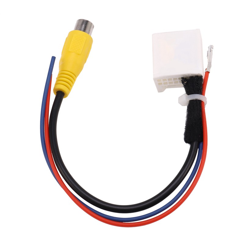 ??16 Pin Xe Phía Sau Camera Adapter Cáp Đỗ Xe Dự Phòng Camera Video Cáp Điều Hướng DVD Ngược Camera Adapter Cáp Cắm Cáp Cho Xe Toyota Camry 7Th