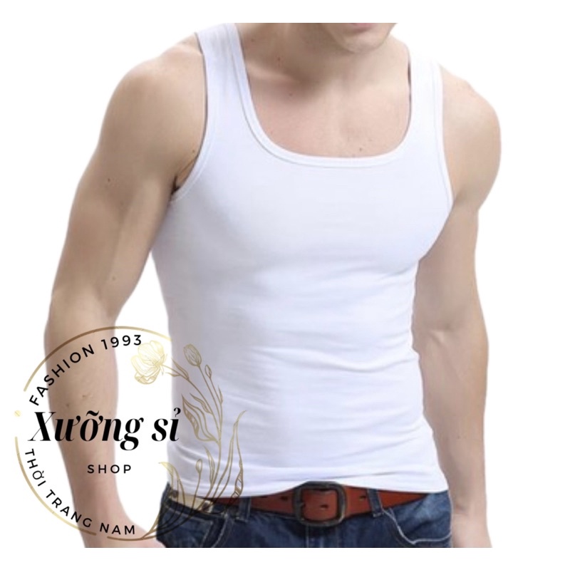 Hcm] Áo Thun Body 3 Lỗ Nam , Áo Sát Nách , Cổ Vuông From Ôm Dáng Chuẩn Gym  Giá Sĩ Sale 3L01 | Shopee Việt Nam
