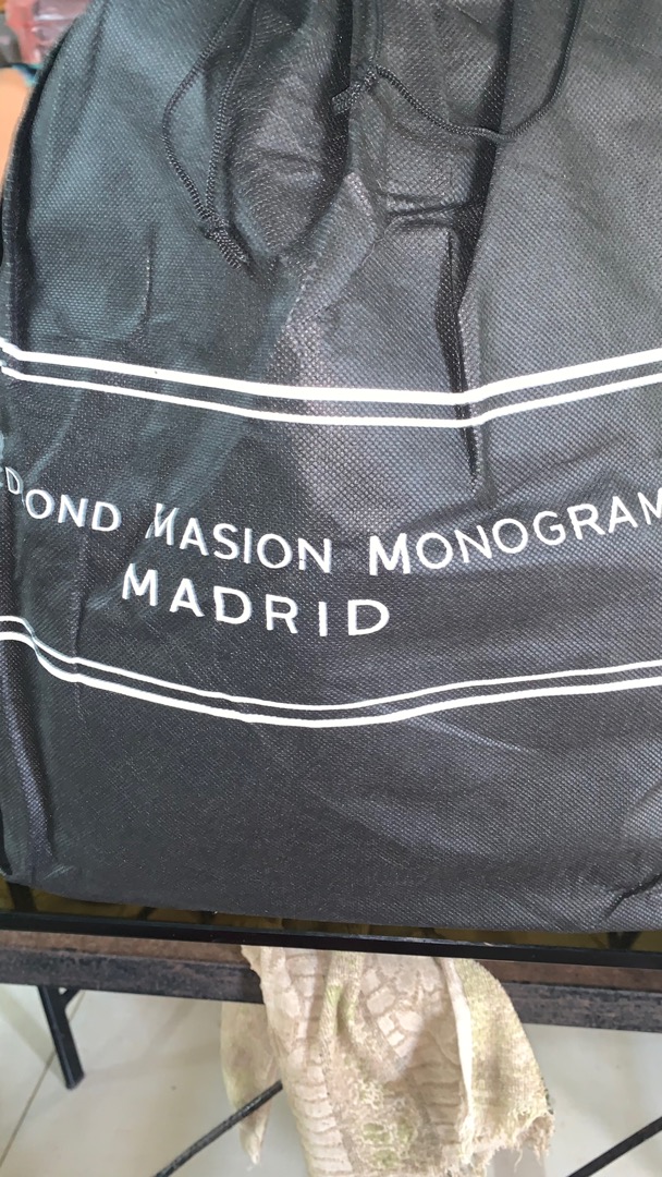 Chính hãng] Balo Edmond Maison Monogram đen trắng