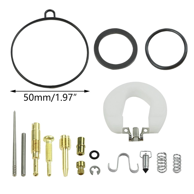 PZ19 Carburetor Repair Rebuild Kit for ATV Quad Dirt Pit Bike Go Kart Motorcycle