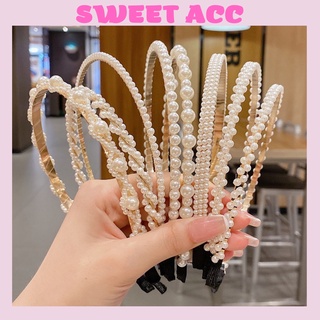 Bờm tóc cài tóc phong cách tiểu thư sang trọng đáng yêu