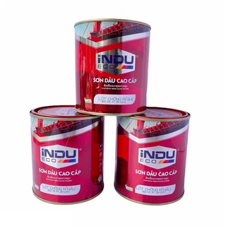 Sơn dầu cao cấp Indu - Eco hộp 750ml dùng cho gỗ và kim loại Kim Khí Dung Anh