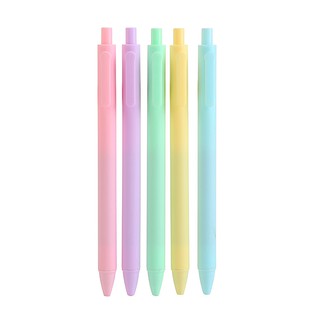 3 Bút Bi Bấm Phong Cách Giản Dị Đơn Sắc Nhiều Màu - Giá Sỉ Rẻ Nhất - Thỏ Hồng VPP