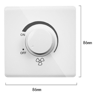 Bộ điều chỉnh tốc độ quạt JKDESIGN Bền 86 loại Điều chỉnh gắn bề mặt Tốc độ vô cấp