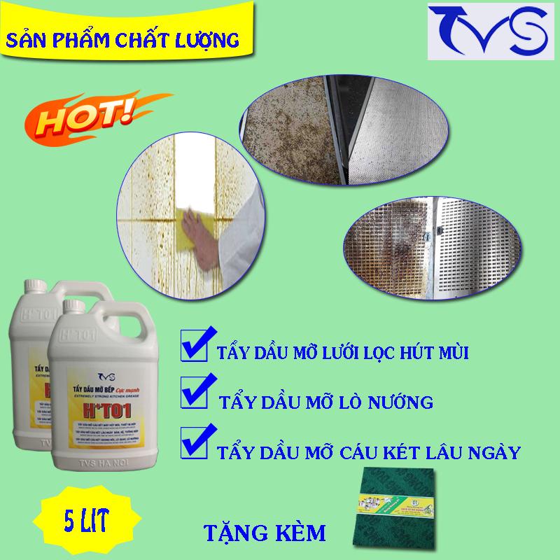 Ảnh Tẩy Dầu Mỡ Bếp TVS Dùng Cho Tẩy Bếp Công Nghiệp, Lò Nướng, Hút Mùi, Cáu Két Lâu Ngày 5L 2