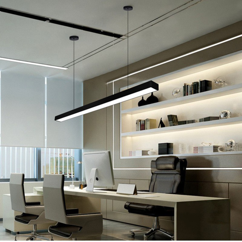 Ảnh Đèn thả máng văn phòng MONSKY DONA nhiều kích thước độc đáo, hiện đại trang - LED chuẩn 3