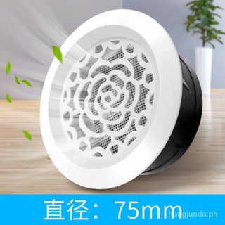 Có Thể Điều Chỉnh Thông Gió Bao Tròn Ống Trần Lỗ Tường Abs Lỗ Thông Khí Lưới Tản Nhiệt Louver Nhà Bếp Tắm Cửa Thoát Khí Fres