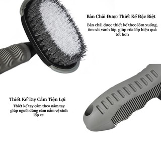 Chổi Cọ Lốp Xe Ô Tô Chuyên Dụng VER.2