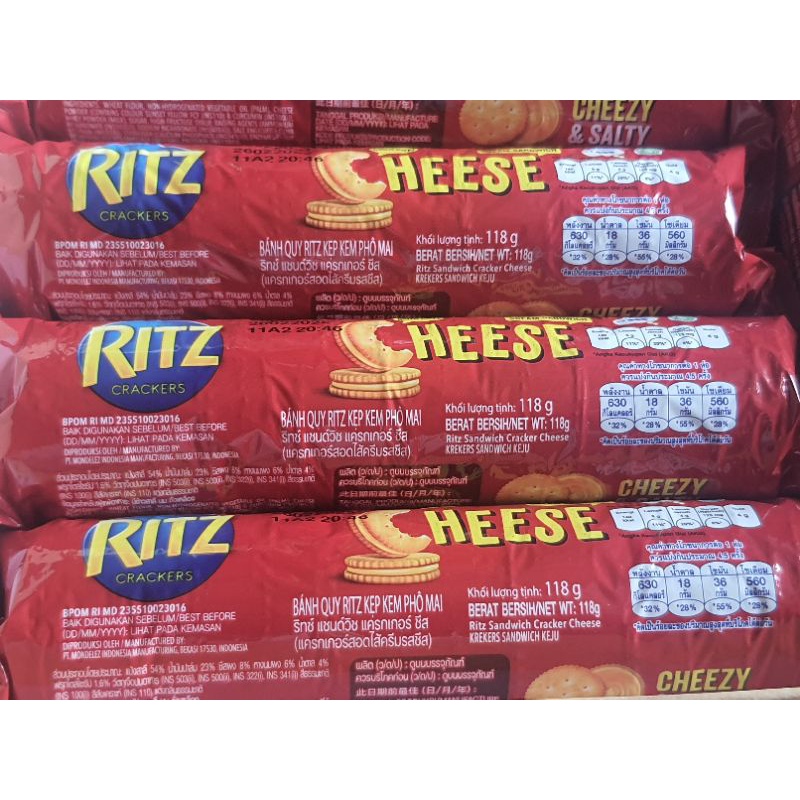 Bánh Quy RITZ Kẹp Kem Phô Mai 118g | Shopee Việt Nam