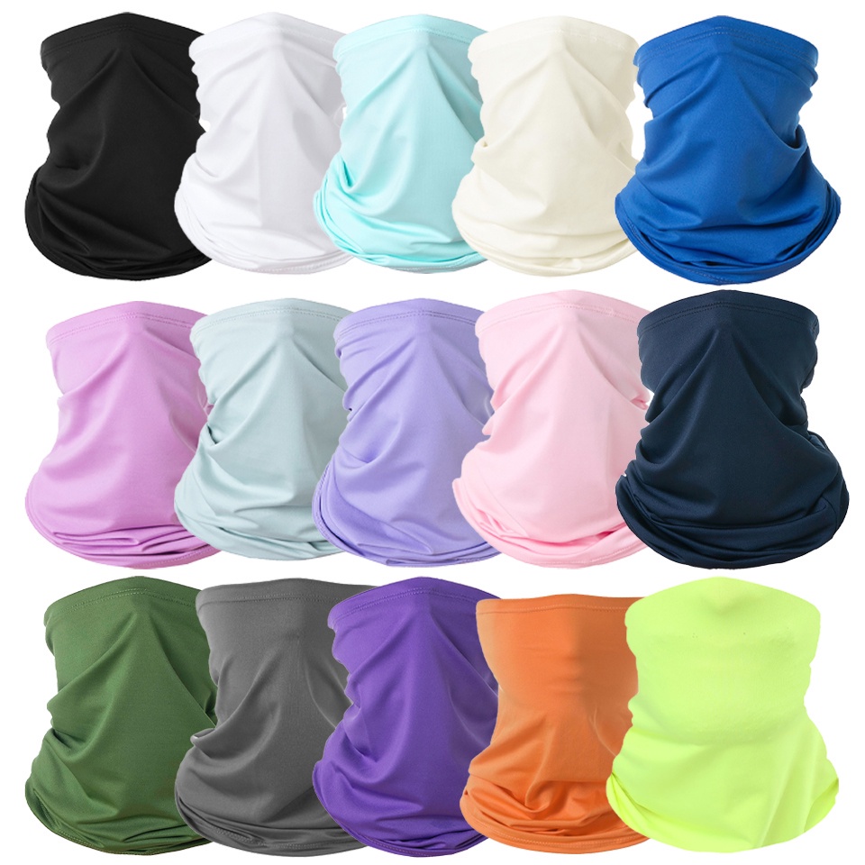 Ảnh Dayselect Ice Silk Cooling Bandana Ngoài Trời Chống Gió Thoáng Khí Đi Xe Đạp Chạy Câu Cá Mặt nạ 2