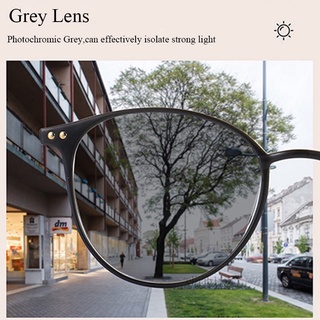 Photochromic Chống Bức Xạ Kính Mắt Dành Cho Nữ Chuyển Đổi Khung Kim Loại Sắc Thái UV400 Eyewaer Ống Kính Có Thể Thay Thế