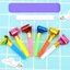 Set 5 cái Kèn đồ chơi giấy thổi tiệc sinh nhật mini cho bé