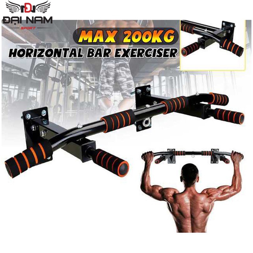 Mô tả Xà Đơn Gắn Tường Treo Tường Đa Năng P90X Có Ốc Treo Bao Cát Đại Nam Sport + Tăng Găng Tay Tập Xà - 7