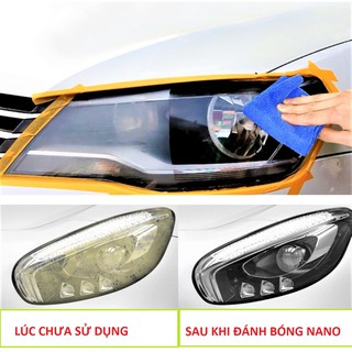 DUNG DỊCH NANO ĐÁNH BÓNG ĐÈN PHA Ô TÔ XE MÁY NHƯ MỚI ( TẶNG MÚT) LOẠI TỐT