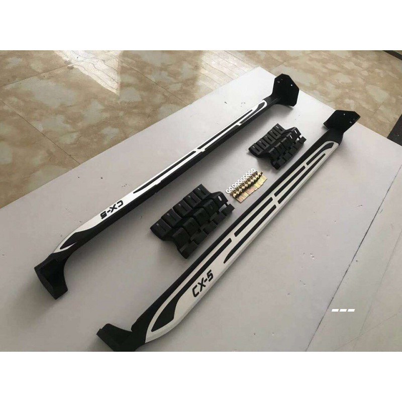 Bậc Lên Xuống xe MAZDA CX5 2018-2026, Bệ bậc dẫm lên xuống MẪU MOBIS CHỮ GÓC