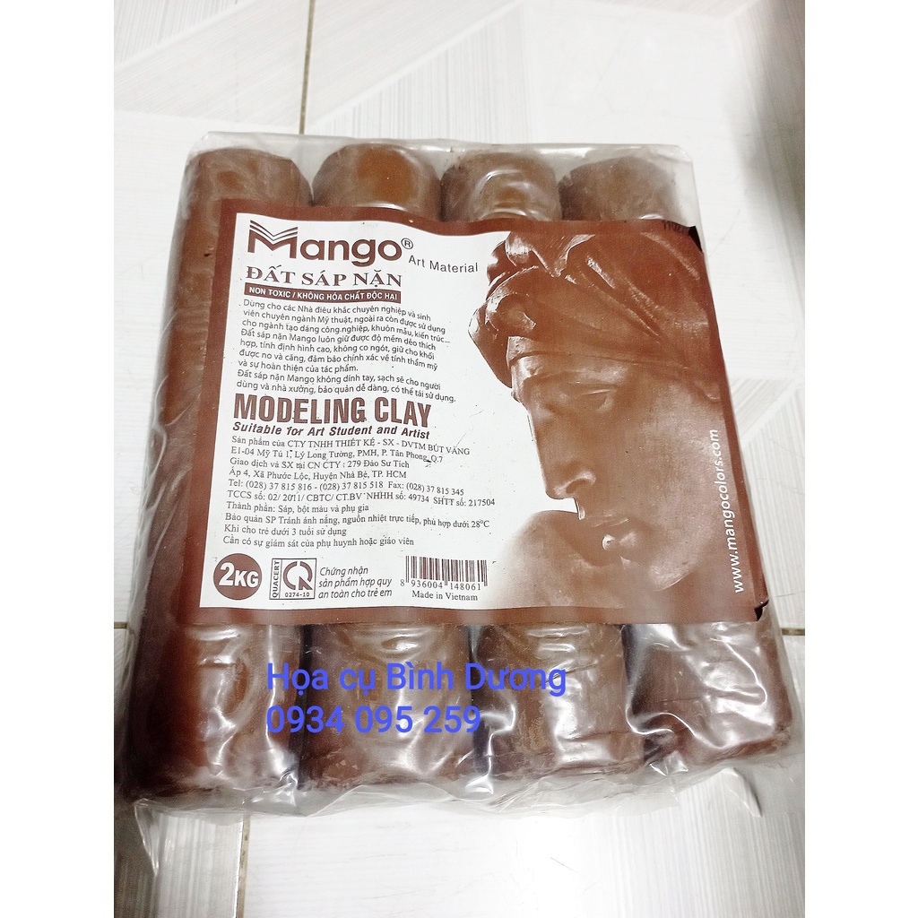 Đất sét điêu khắc Mango, Modeling clay, đất sáp nặn bán lẻ 1 viên ...