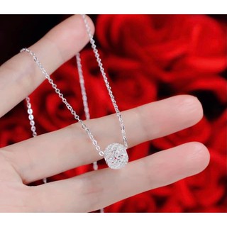 Dây chuyền mặt cầu new bạc ta nguyên chất chính hãng -Bạc LOPA