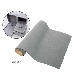 [Kesoto] Mặt sau Tấm tự dính Velour Craft Sticker Màu đỏ