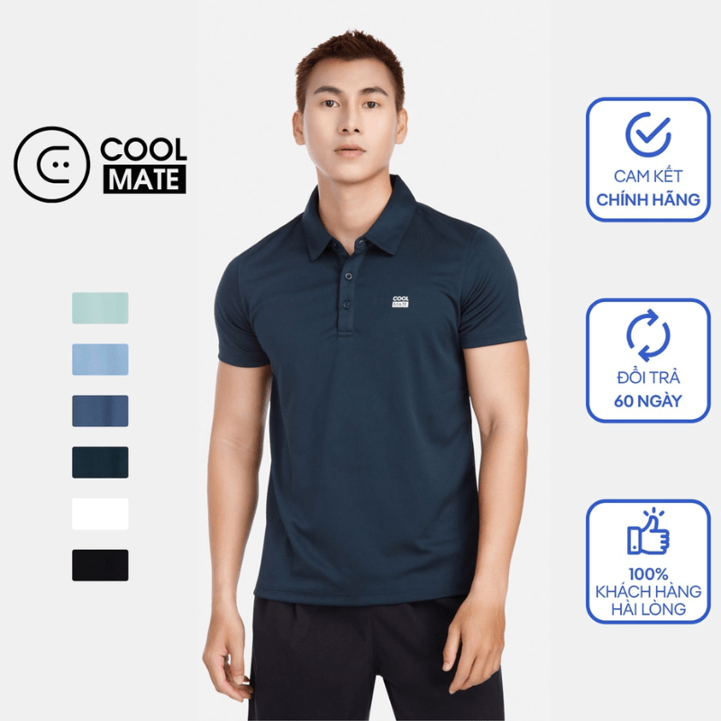 [Mã FATREND09 giảm đến 30000 đơn 99000] Áo Polo thể thao nam ProMax-S1 Logo thương hiệu Coolmate AW