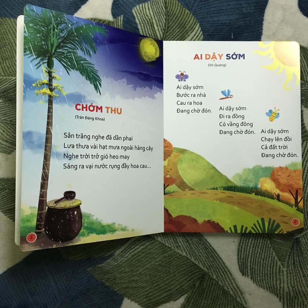 Sách - Thơ Cho Bé Tập Nói, Tập Đọc
