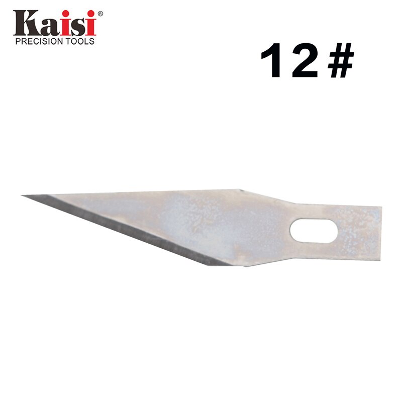 Kaisi 4 6 12 10 Cái / bộ Lưỡi Thép Chính Xác Khắc Thủ Công Điêu Khắc Dao Scalpel Dụng Cụ Cắt Để Sửa Chữa PCB
