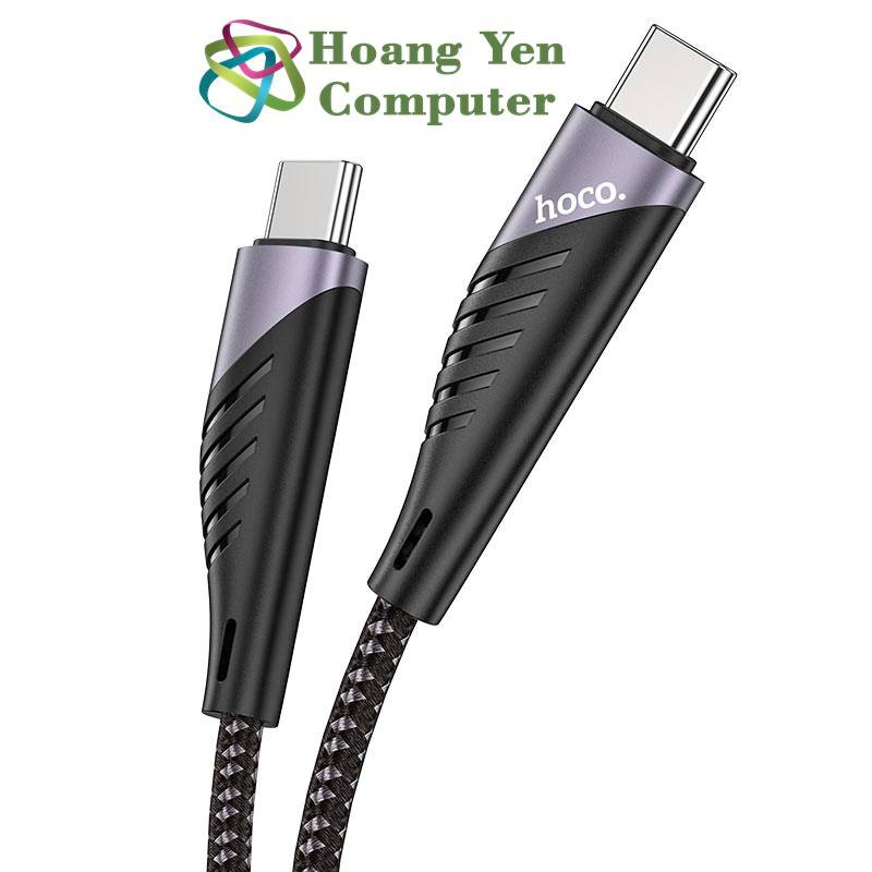 Cáp Sạc Nhanh 60W Hoco U95 TYPE C to TYPE C Dài 1.2M - BH 6 Tháng 1 đổi 1 (MÀU SẮC NGẪU NHIÊN) - Hoàng Yến Computer