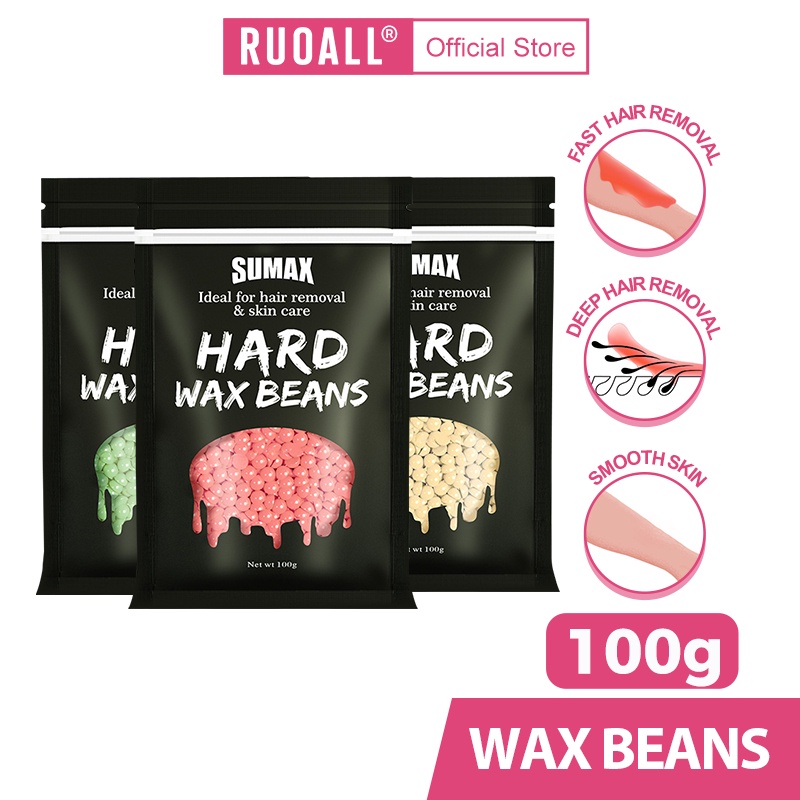 Ảnh Sumax Depilatory Đậu sáp cứng Loại bỏ sáp viên 100gBag 1