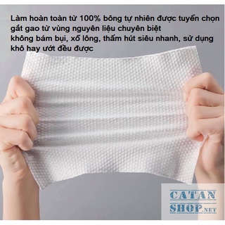 Khăn lau mặt khô, khăn giấy tẩy trang dùng 1 lần tiện lợi đa năng GD520-khandao