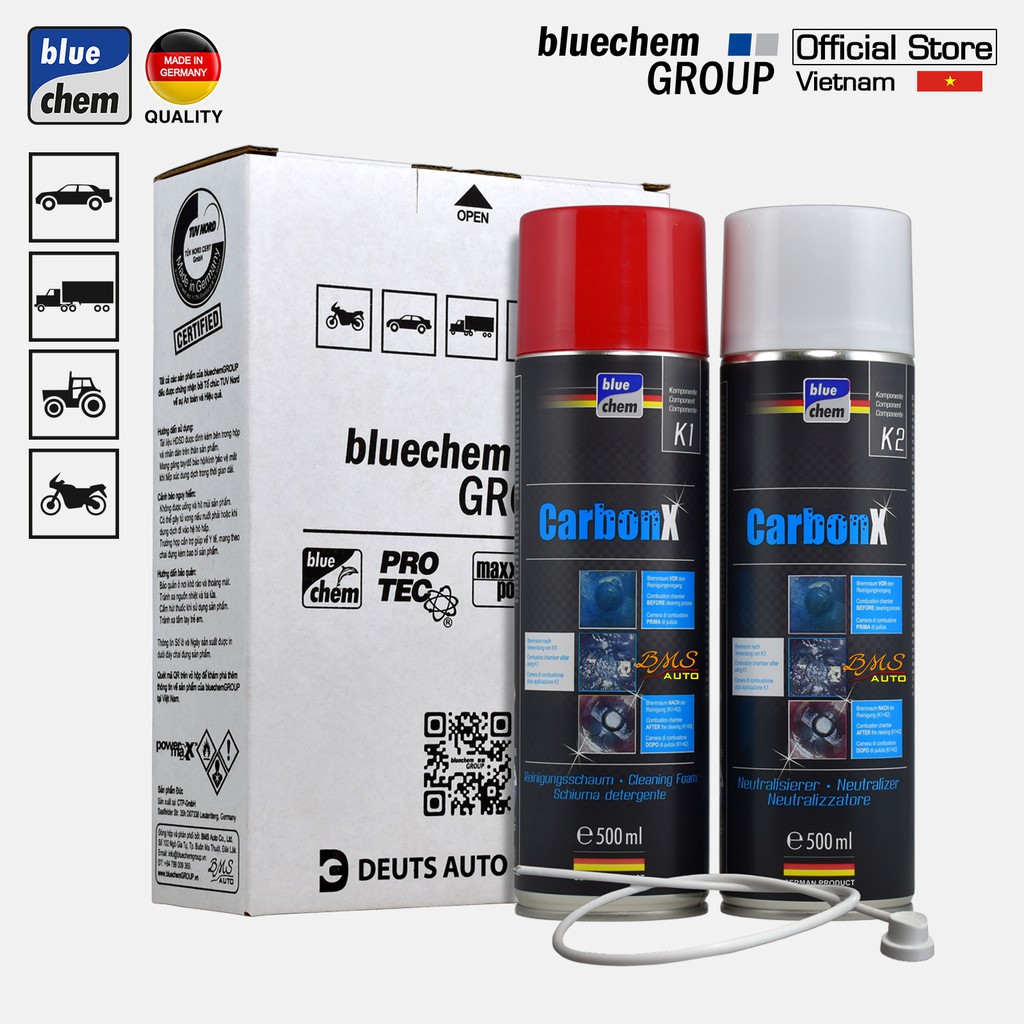 Carbon X Combustion Chamber Cleaner K1+K2 - bluechemGROUP