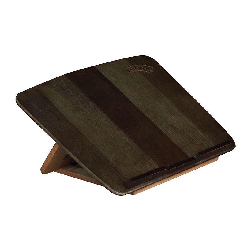Kệ laptop thông minh có thể gấp gọn vào balo mang đi, kệ để laptop, giá kê đỡ laptop để bàn bằng gỗ Nhatvywood NVLP05BR