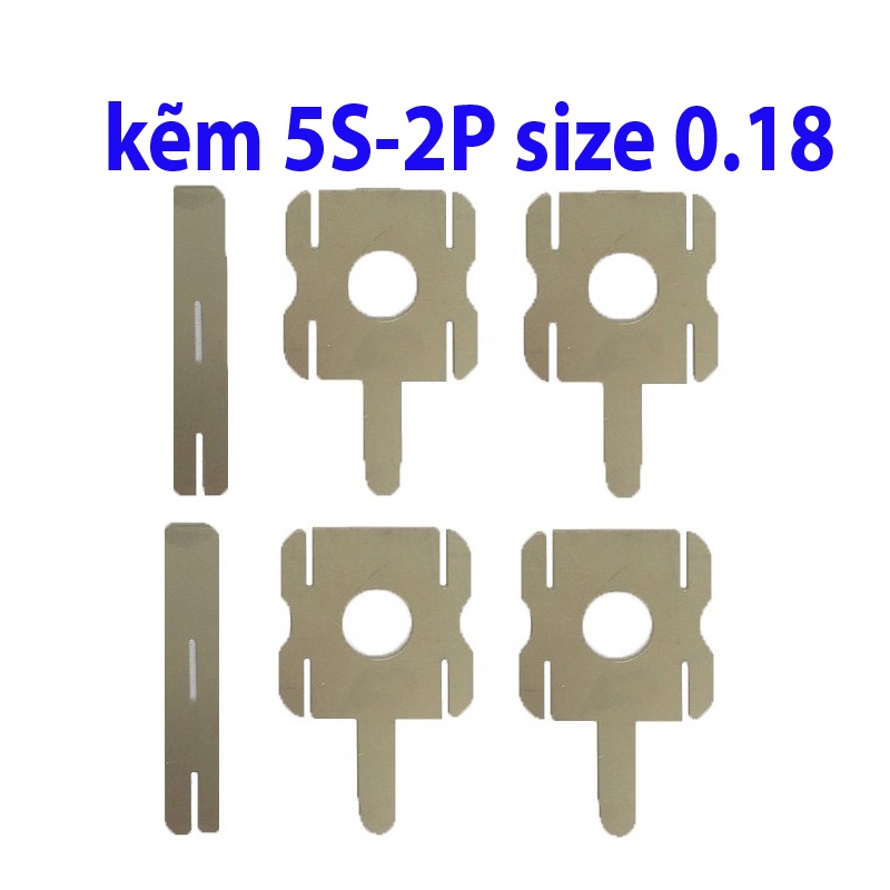 kẽm hàn cell pin 5s 2p pin 10 cell combo 10 bộ | Shopee Việt Nam