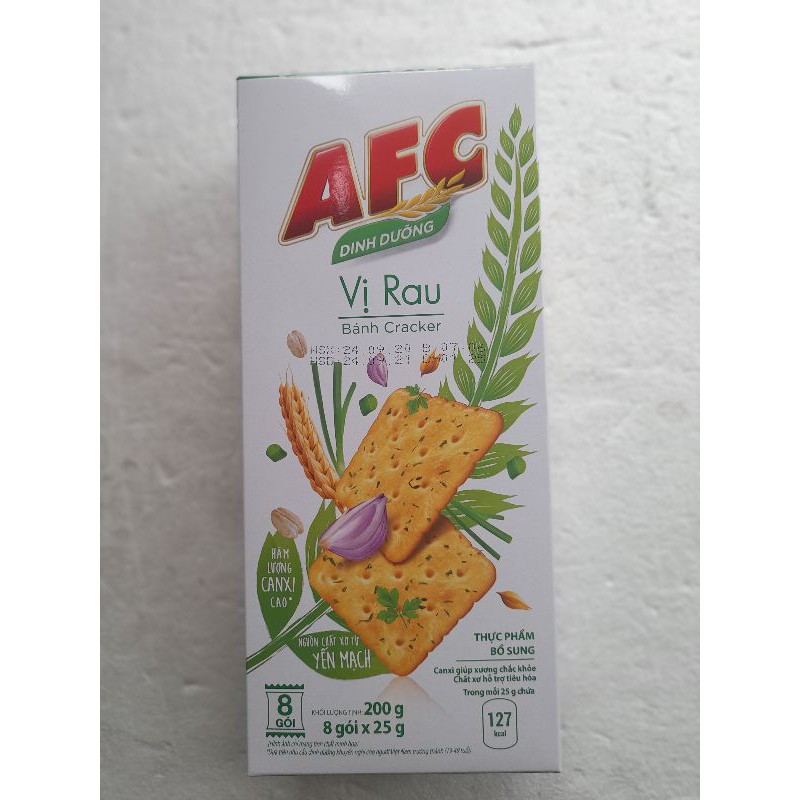 Bánh AFC VỊ RAU /VỊ LÚA MÌ 200g (1 hộp) | Shopee Việt Nam