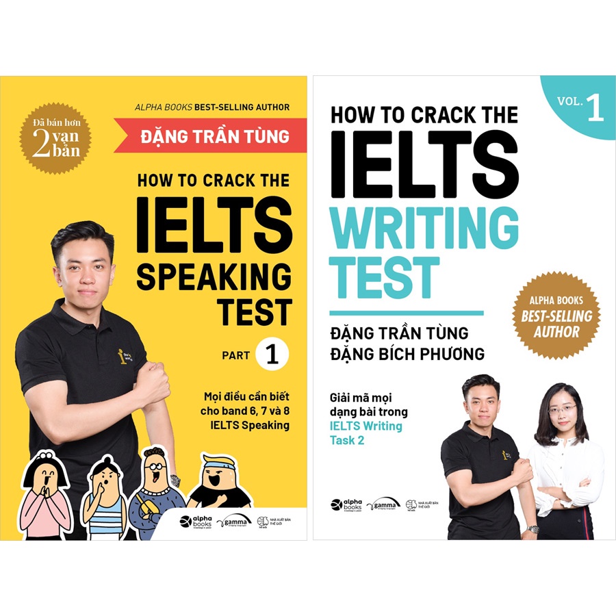 Sách - How To Crack The Ielts Speaking + Writing Test - Vol1 (lẻ, combo tuỳ chọn)