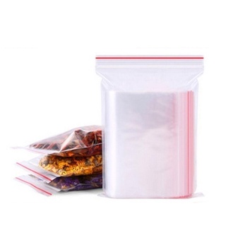 [Còn hàng] PURECOTTON0 100 cái / gói Túi PE đựng bao bì có thể đóng lại bằng nhựa