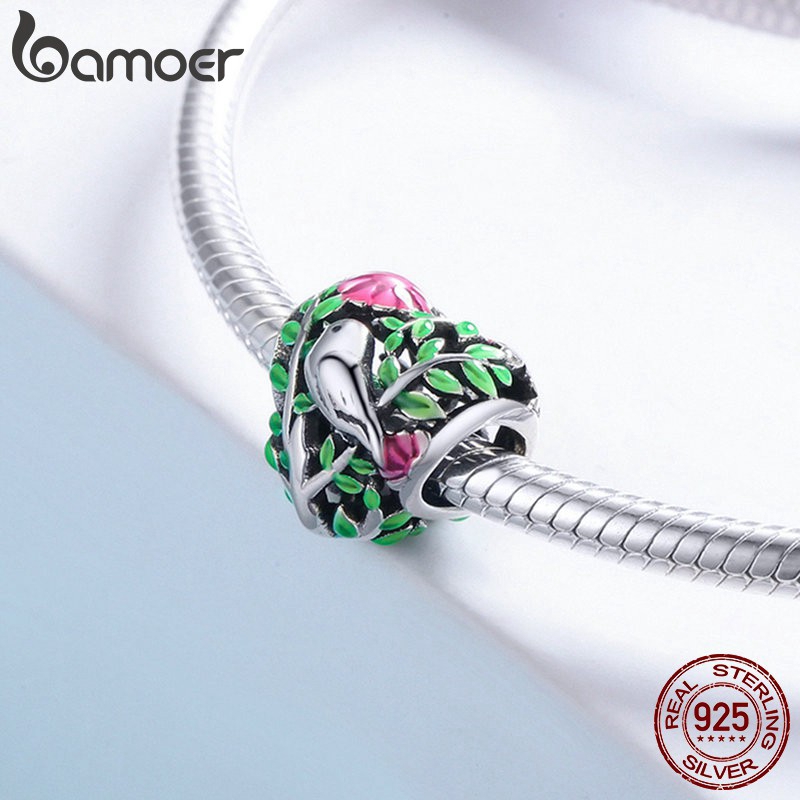 Hạt xỏ BAMOER nhiều màu sắc độc đáo thời trang làm đồ trang sức