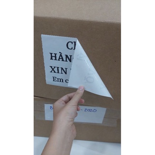 50 Tem dán có keo A5 note hàng dễ vỡ đi chành xe kích thước 21x15cm