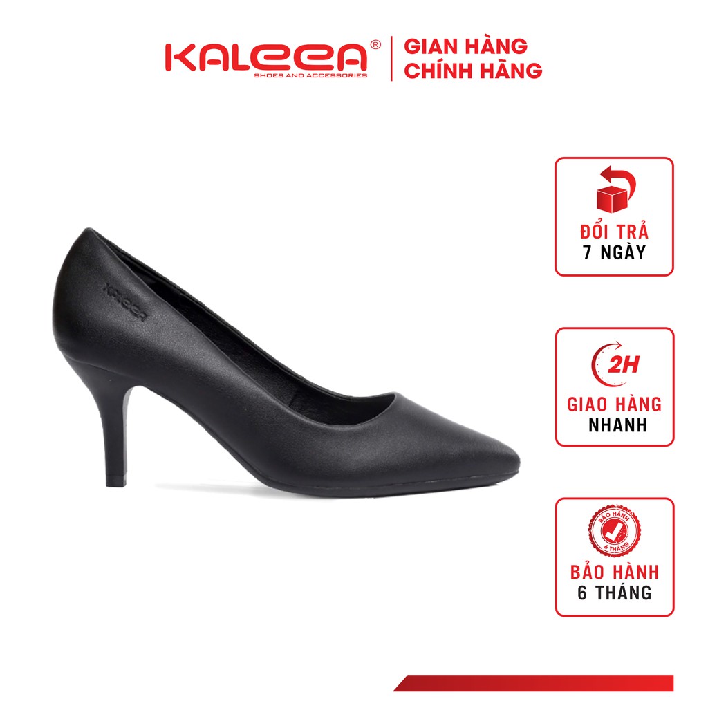 Ảnh Kaleea - Giày Cao Gót Nữ Cao Gót Mũi Nhọn Đế Cao 6p Đi Êm Chân - K402 2