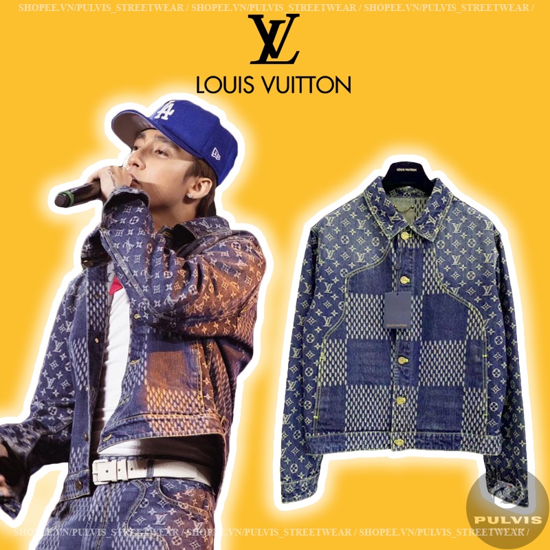Louis Vuitton X NIGO Damier Waves Monogram Denim jacket 1A7YD6