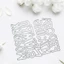 MỘT Khuôn Cắt Kim Loại Chữ Thép Carbon Dập Nổi Mẫu Thêu Sò Trang Trí Dập Nổi Chết Stencil
