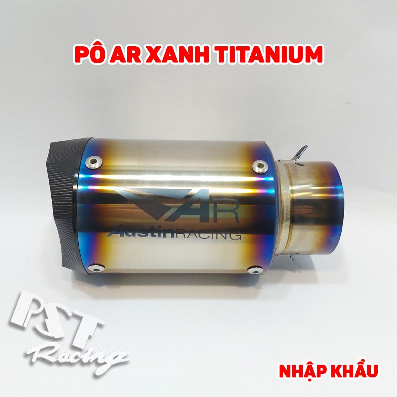 Pô Austin Racing xanh Titanium nhập khẩu | Shopee Việt Nam