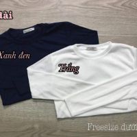 Áo thun gân tay dài giá rẻ, áo thun gân tay dài tôn dáng -RUBY CLOTHING A03