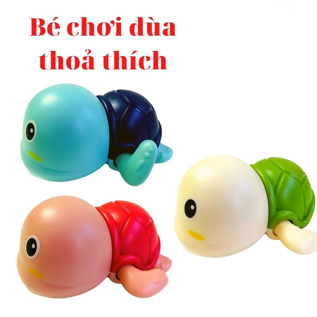 ĐỒ CHƠI NHÀ TẮM RÙA BƠI VỊT BƠI VẶN CÓT CHẤT LIỆU AN TOÀN CHO BÉ YÊU
