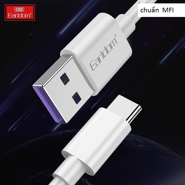Cáp Sạc Siêu Nhanh  Earldom tốt hơn  anker Cho iPhone PowerLine 1m - Hàng Chính Hãng -cao cấp-bảo hành 12 tháng
